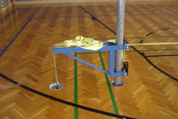 Slackline Anlage f. Reck einsteckbar