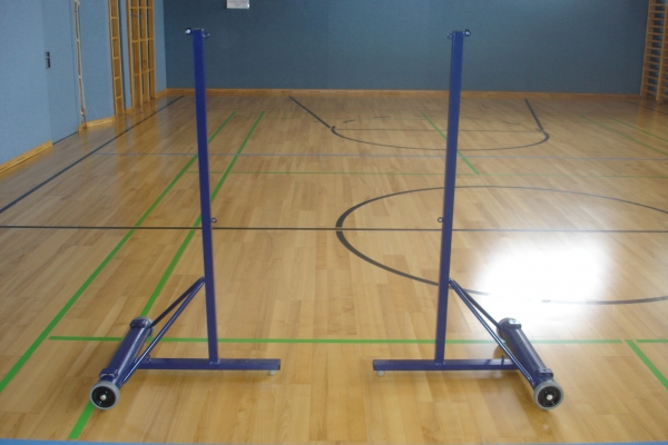 Badmintonständer fahrbar