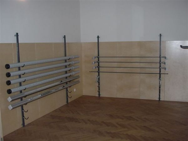 Ablagevorrichtung Schienen mit Haken